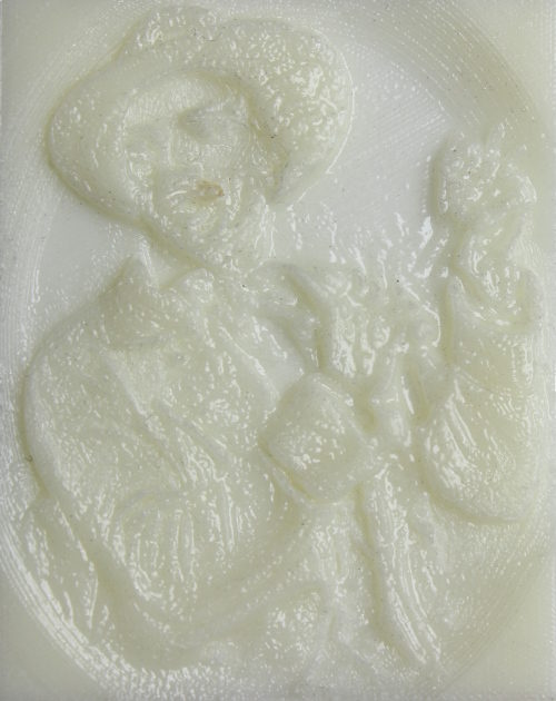 Литофан на основе литографии The Bone Player