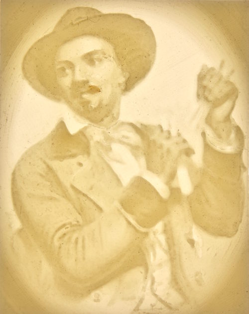 Литофан на основе литографии The Bone Player