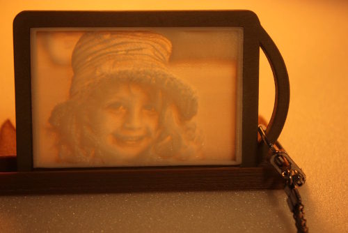 Литофан брелок Портрет девочки