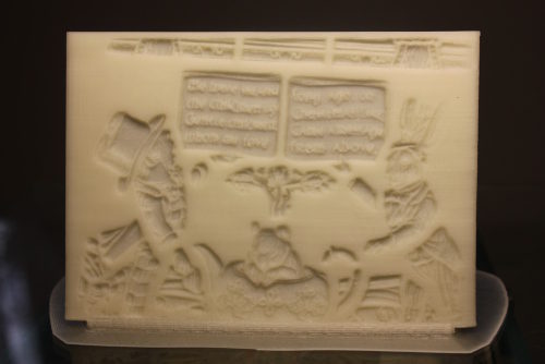 Заготовки для изготовления лампы с героями "Алисы в стране чудес"